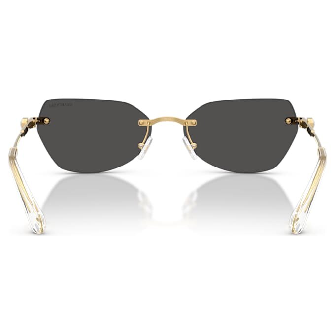 Lentes de sol con forma de almohadilla, Sk7038, tono dorado Lentes de sol con forma de almohadilla, Sk7038, tono dorado
