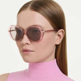 Lentes de sol con forma de mariposa, Sk6059, rosa