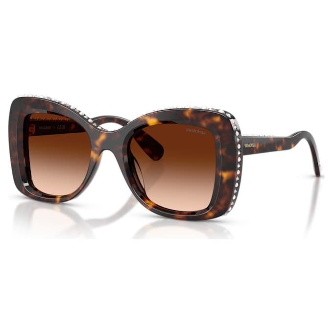 Lentes de sol con forma de mariposa, Sk6062U, marrón Lentes de sol con forma de mariposa, Sk6062U, marrón