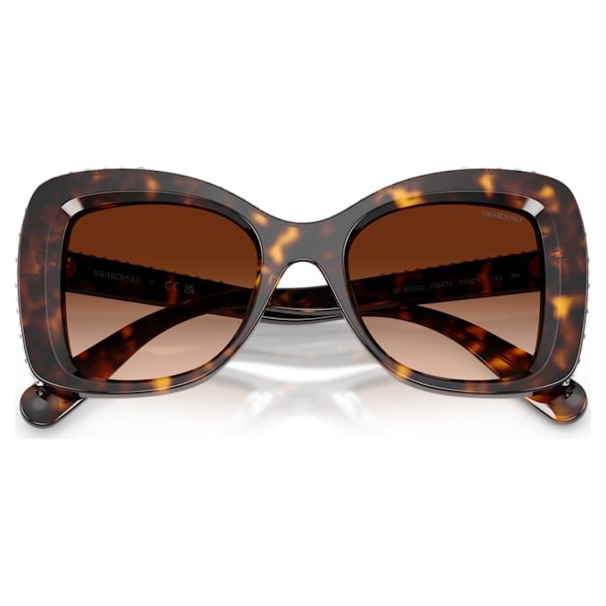 Lentes de sol con forma de mariposa, Sk6062U, marrón Lentes de sol con forma de mariposa, Sk6062U, marrón