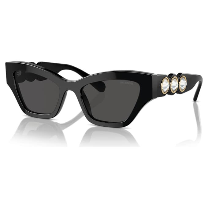 Lentes de sol con forma de ojo de gato, negros Lentes de sol con forma de ojo de gato, negros