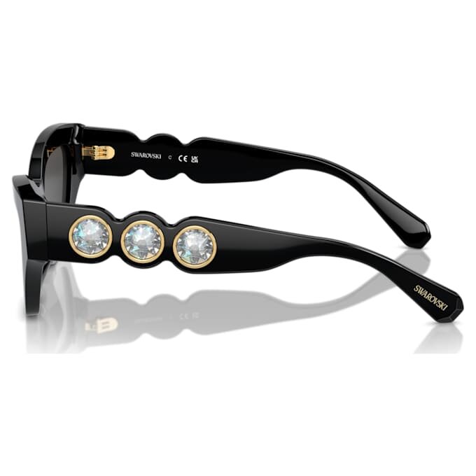 Lentes de sol con forma de ojo de gato, negros Lentes de sol con forma de ojo de gato, negros