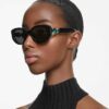 Lentes de sol con forma de ojo de gato, Sk6002, negro Lentes de sol con forma de ojo de gato, Sk6002, negro