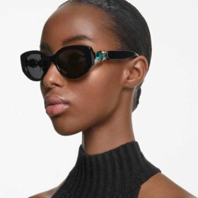 Lentes de sol con forma de ojo de gato, Sk6002, negro Lentes de sol con forma de ojo de gato, Sk6002, negro