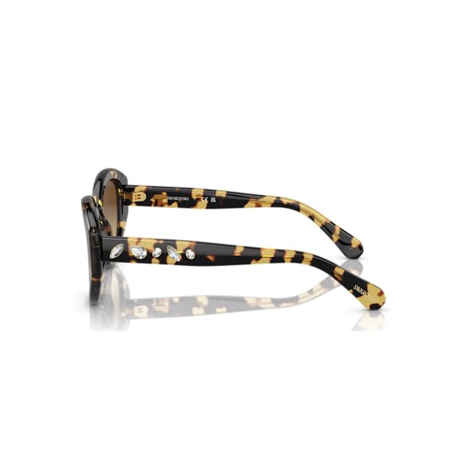 Lentes de sol con forma de ojo de gato, Sk6008, marrón Lentes de sol con forma de ojo de gato, Sk6008, marrón