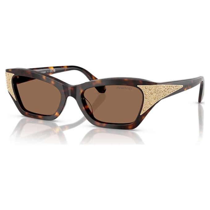 Lentes de sol con forma de ojo de gato, Sk6029, marrón Lentes de sol con forma de ojo de gato, Sk6029, marrón