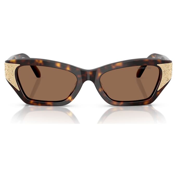 Lentes de sol con forma de ojo de gato, Sk6029, marrón Lentes de sol con forma de ojo de gato, Sk6029, marrón