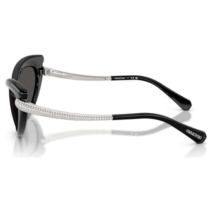 Lentes de sol con forma de ojo de gato, Sk6038, negro Lentes de sol con forma de ojo de gato, Sk6038, negro
