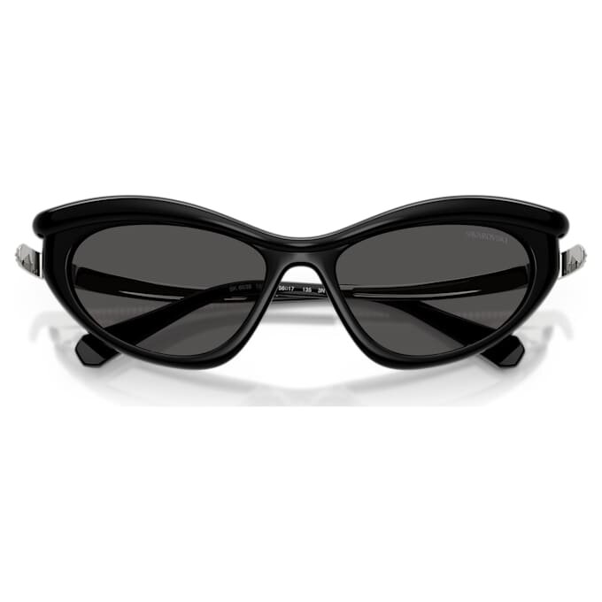 Lentes de sol con forma de ojo de gato, Sk6038, negro Lentes de sol con forma de ojo de gato, Sk6038, negro