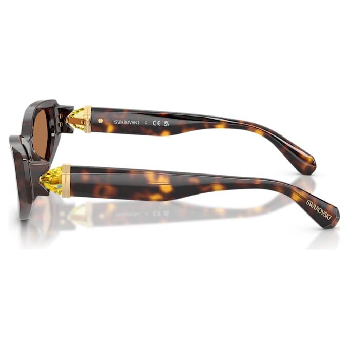 Lentes de sol con forma de ojo de gato, Sk6045, marrón Lentes de sol con forma de ojo de gato, Sk6045, marrón