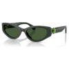 Lentes de sol con forma de ojo de gato, Sk6045, verde Lentes de sol con forma de ojo de gato, Sk6045, verde