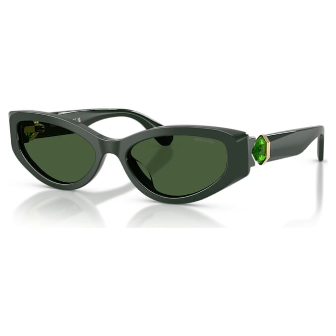 Lentes de sol con forma de ojo de gato, Sk6045, verde Lentes de sol con forma de ojo de gato, Sk6045, verde