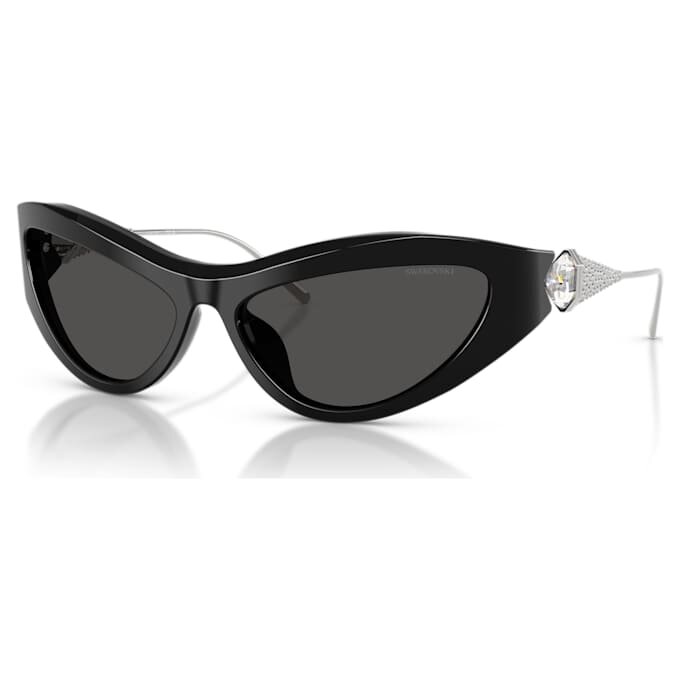 Lentes de sol con forma de ojo de gato, SK6046, negro Lentes de sol con forma de ojo de gato, SK6046, negro