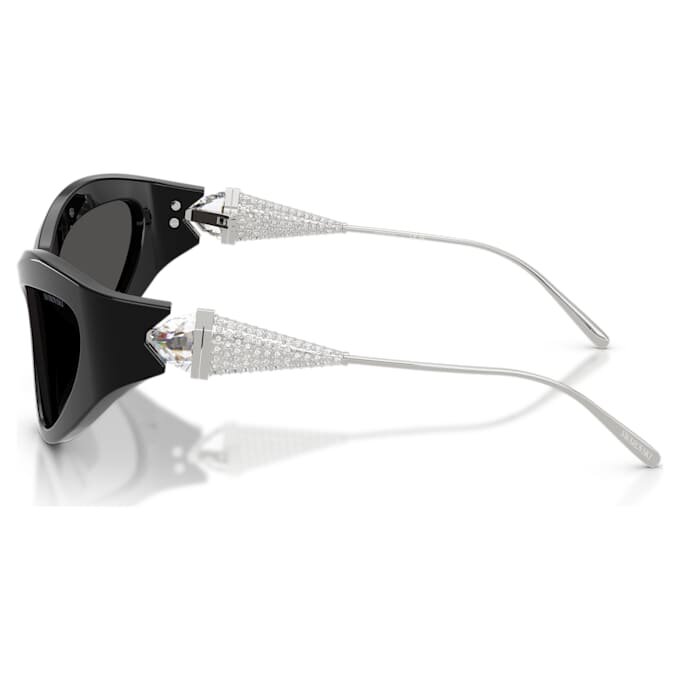 Lentes de sol con forma de ojo de gato, SK6046, negro Lentes de sol con forma de ojo de gato, SK6046, negro