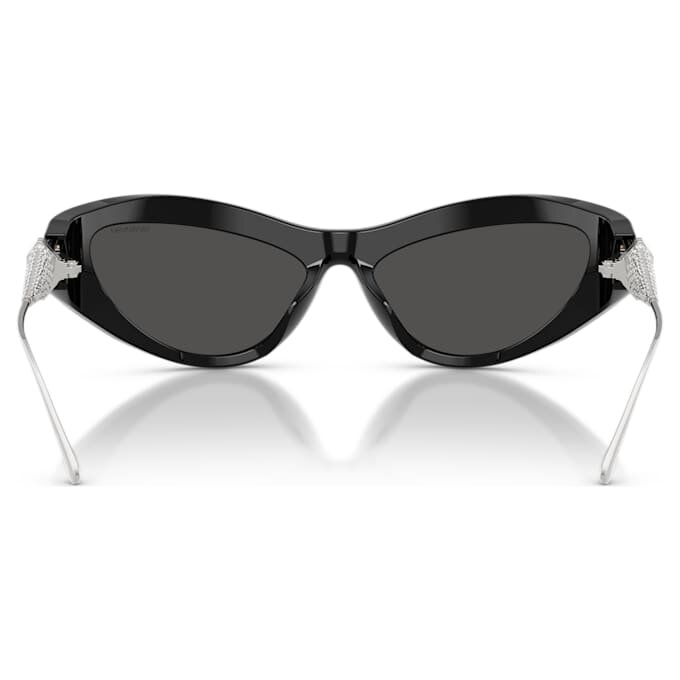 Lentes de sol con forma de ojo de gato, SK6046, negro Lentes de sol con forma de ojo de gato, SK6046, negro