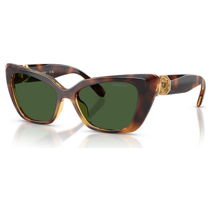 Lentes de sol con forma de ojo de gato, Sk6047, marrón claro Lentes de sol con forma de ojo de gato, Sk6047, marrón claro