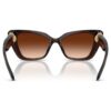 Lentes de sol con forma de ojo de gato, Sk6047, marrón oscuro Lentes de sol con forma de ojo de gato, Sk6047, marrón oscuro
