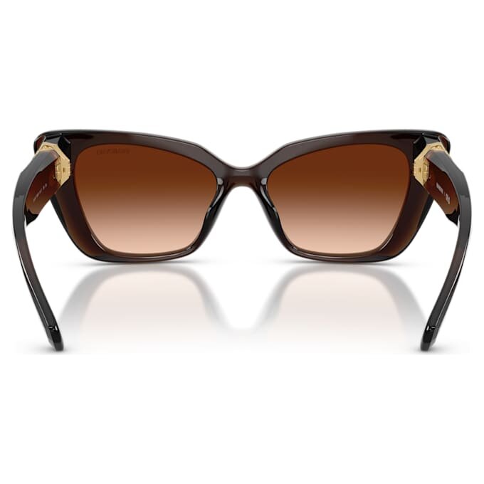 Lentes de sol con forma de ojo de gato, Sk6047, marrón oscuro Lentes de sol con forma de ojo de gato, Sk6047, marrón oscuro