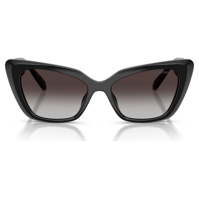 Lentes de sol con forma de ojo de gato, Sk6047, negro Lentes de sol con forma de ojo de gato, Sk6047, negro