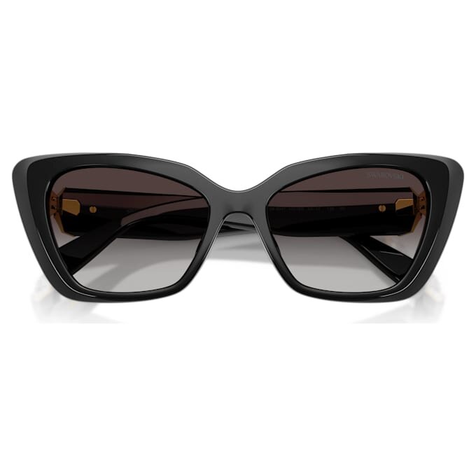 Lentes de sol con forma de ojo de gato, Sk6047, negro Lentes de sol con forma de ojo de gato, Sk6047, negro