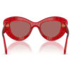 Lentes de sol con forma de ojo de gato, Sk6060, rojo Lentes de sol con forma de ojo de gato, Sk6060, rojo