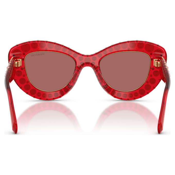 Lentes de sol con forma de ojo de gato, Sk6060, rojo Lentes de sol con forma de ojo de gato, Sk6060, rojo