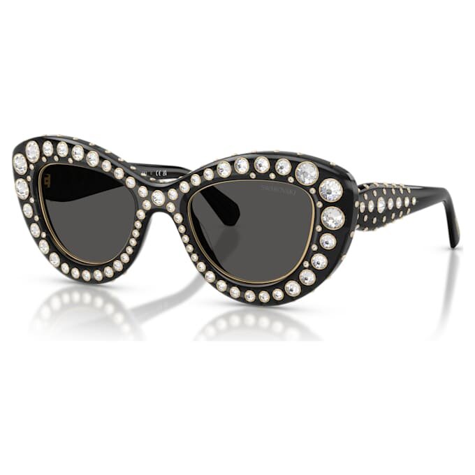 Lentes de sol con forma de ojo de gato, Sk6060, tono plateado Lentes de sol con forma de ojo de gato, Sk6060, tono plateado