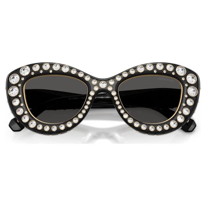 Lentes de sol con forma de ojo de gato, Sk6060, tono plateado Lentes de sol con forma de ojo de gato, Sk6060, tono plateado