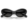 Lentes de sol con forma de ojo de gato, Sk6061U, negro Lentes de sol con forma de ojo de gato, Sk6061U, negro