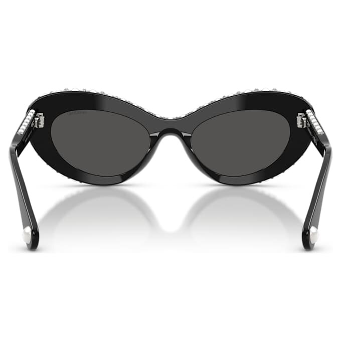 Lentes de sol con forma de ojo de gato, Sk6061U, negro Lentes de sol con forma de ojo de gato, Sk6061U, negro