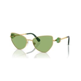 Lentes de sol con forma de ojo de gato, Sk7003, verdes