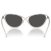 Lentes de sol con forma de ojo de gato, Sk7025, tono plateado Lentes de sol con forma de ojo de gato, Sk7025, tono plateado