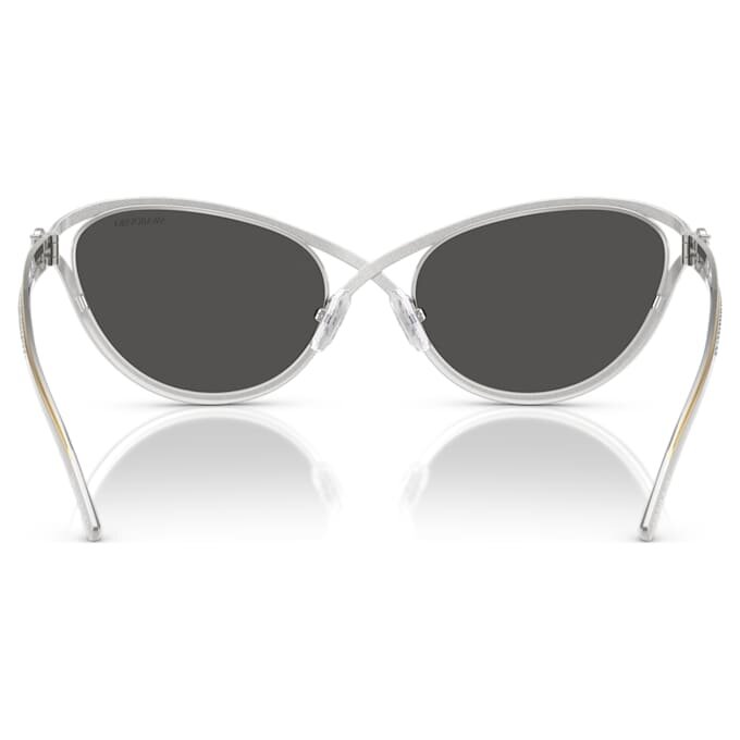 Lentes de sol con forma de ojo de gato, Sk7025, tono plateado Lentes de sol con forma de ojo de gato, Sk7025, tono plateado