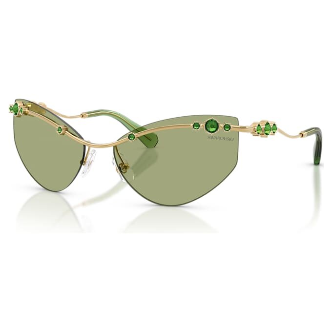 Lentes de sol con forma de ojo de gato, Sk7039, tono dorado Lentes de sol con forma de ojo de gato, Sk7039, tono dorado