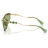 Lentes de sol con forma de ojo de gato, Sk7039, tono dorado Lentes de sol con forma de ojo de gato, Sk7039, tono dorado