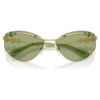 Lentes de sol con forma de ojo de gato, Sk7039, tono dorado Lentes de sol con forma de ojo de gato, Sk7039, tono dorado