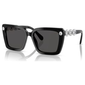 Lentes de sol de forma cuadrada, Sk6032, negro