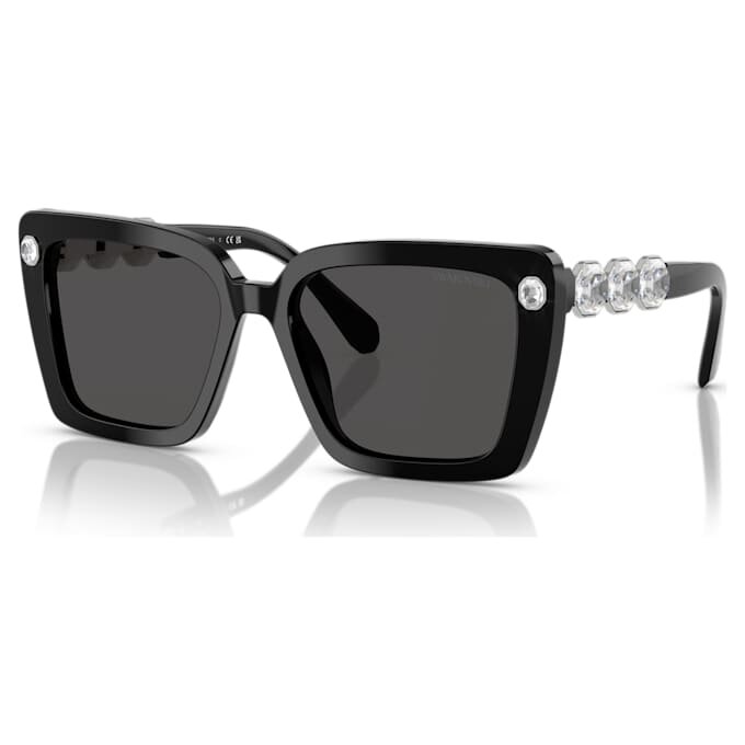 Lentes de sol de forma cuadrada, Sk6032, negro Lentes de sol de forma cuadrada, Sk6032, negro