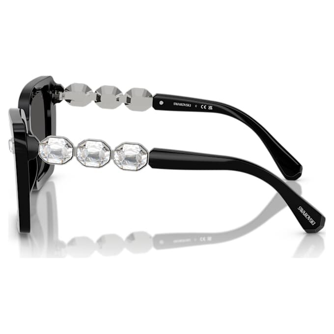 Lentes de sol de forma cuadrada, Sk6032, negro Lentes de sol de forma cuadrada, Sk6032, negro