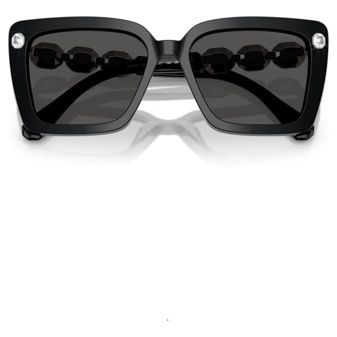 Lentes de sol de forma cuadrada, Sk6032, negro Lentes de sol de forma cuadrada, Sk6032, negro