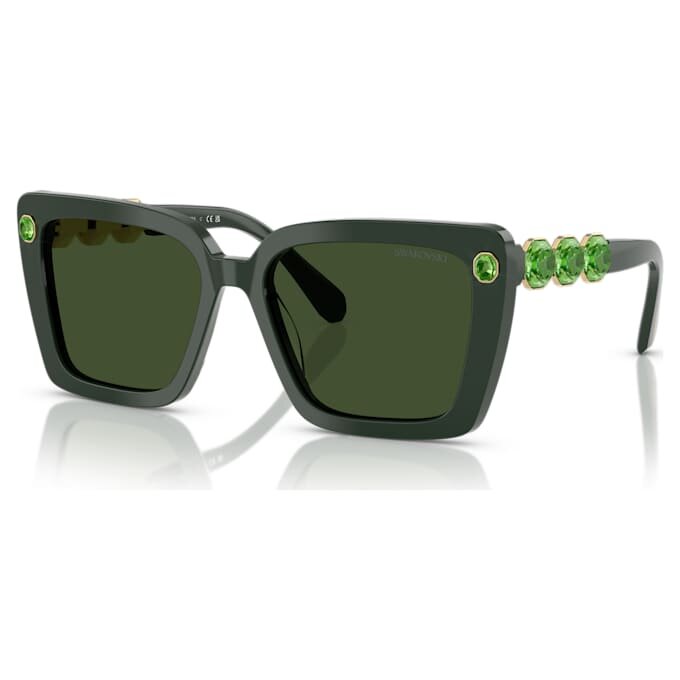 Lentes de sol de forma cuadrada, Sk6032, verde Lentes de sol de forma cuadrada, Sk6032, verde