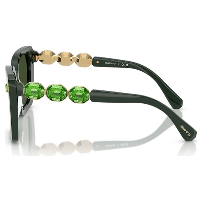 Lentes de sol de forma cuadrada, Sk6032, verde Lentes de sol de forma cuadrada, Sk6032, verde