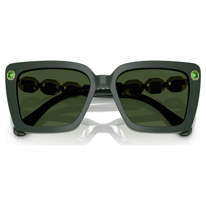 Lentes de sol de forma cuadrada, Sk6032, verde Lentes de sol de forma cuadrada, Sk6032, verde