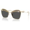 Lentes de sol de forma cuadrada, Sk7040, tono dorado Lentes de sol de forma cuadrada, Sk7040, tono dorado