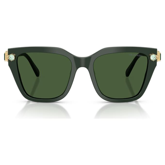 Lentes de sol de forma cuadrada, verdes Lentes de sol de forma cuadrada, verdes