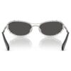 Lentes de sol de forma ovalada, 2 en 1 con clip, Sk7044, tono plateado Lentes de sol de forma ovalada, 2 en 1 con clip, Sk7044, tono plateado
