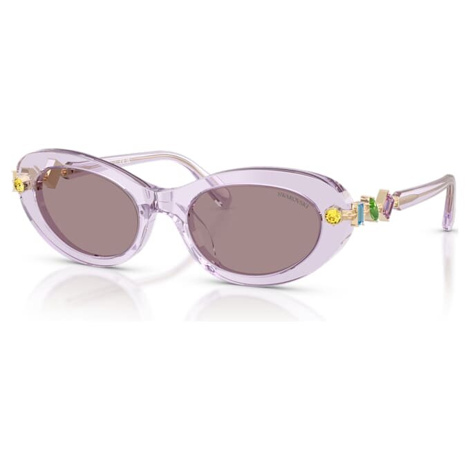 Lentes de sol de forma ovalada, rosa Lentes de sol de forma ovalada, rosa