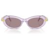 Lentes de sol de forma ovalada, rosa Lentes de sol de forma ovalada, rosa