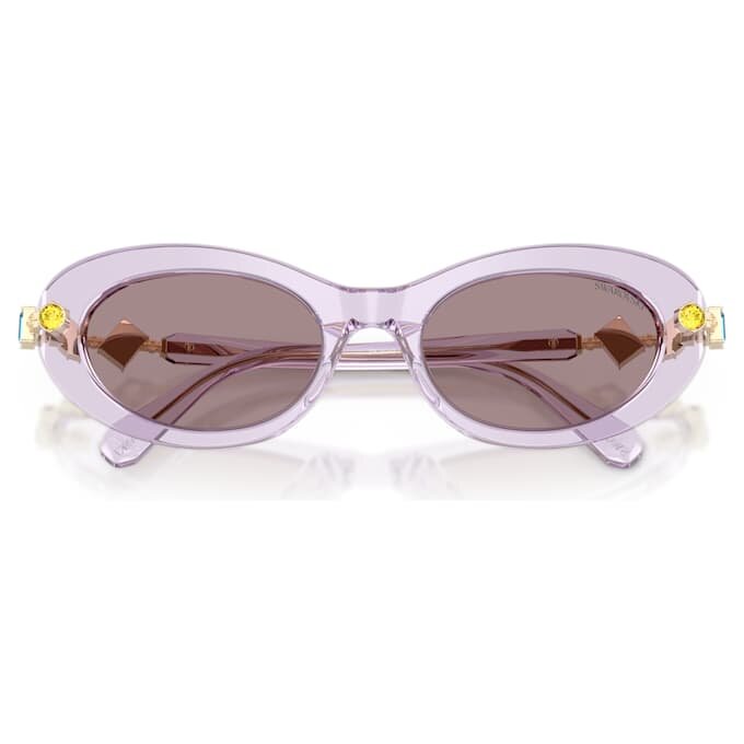 Lentes de sol de forma ovalada, rosa Lentes de sol de forma ovalada, rosa