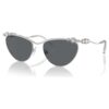 Lentes de sol de forma ovalada, Sk7017, tono plateado Lentes de sol de forma ovalada, Sk7017, tono plateado